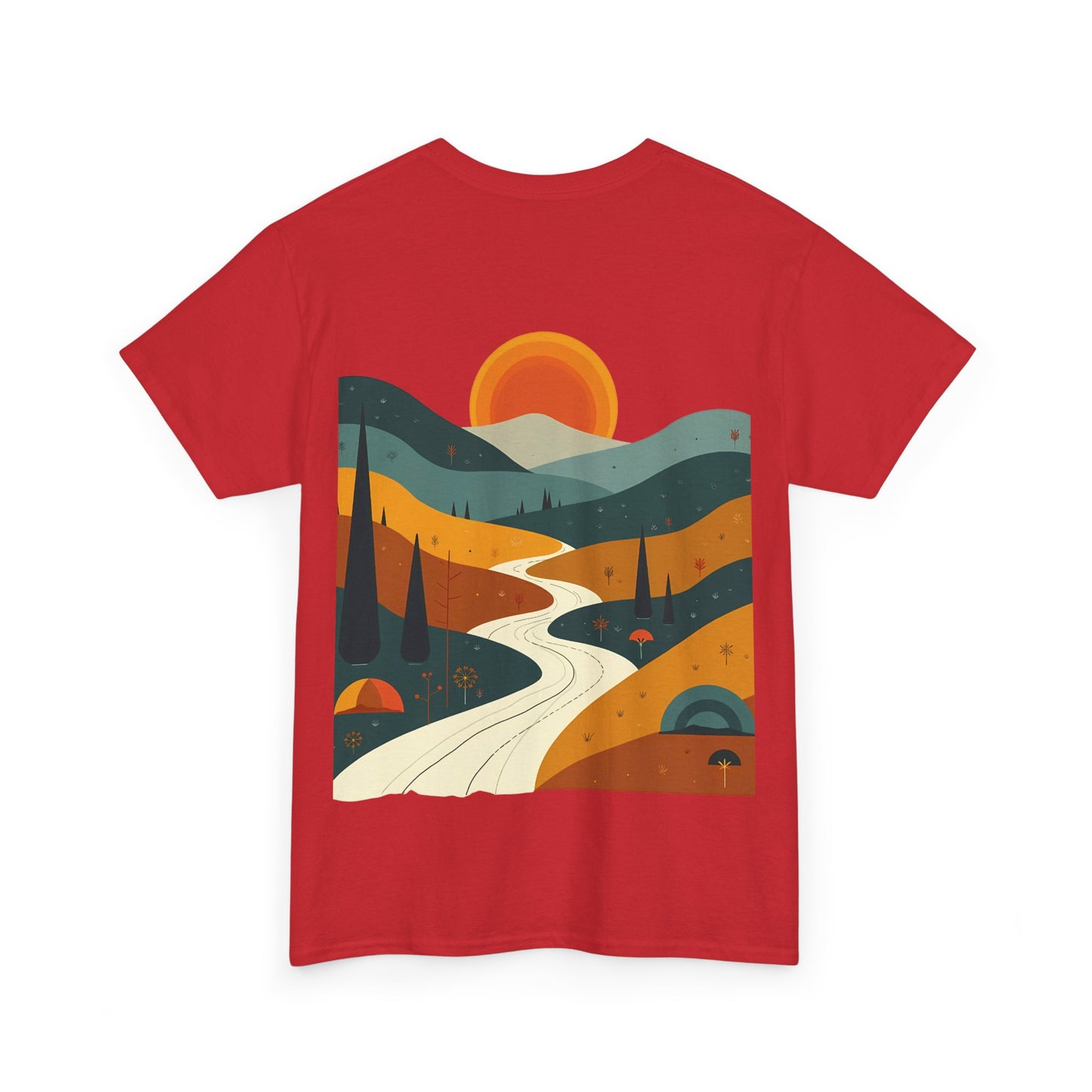 Retro sunset