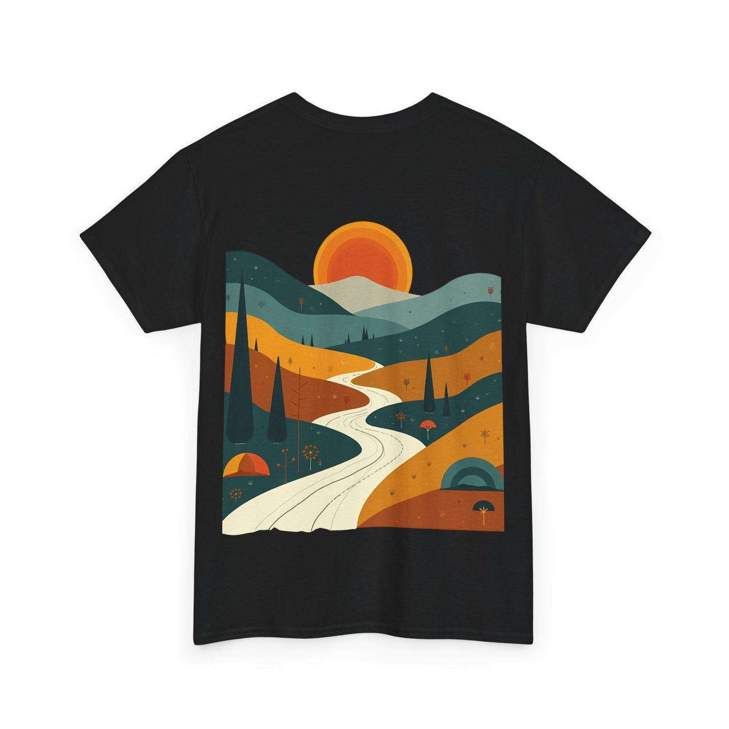 Retro sunset